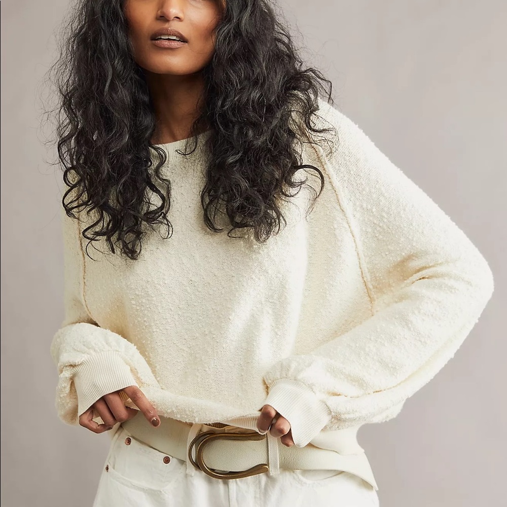 GUC Free People Found My Friend Bouclé Pullover